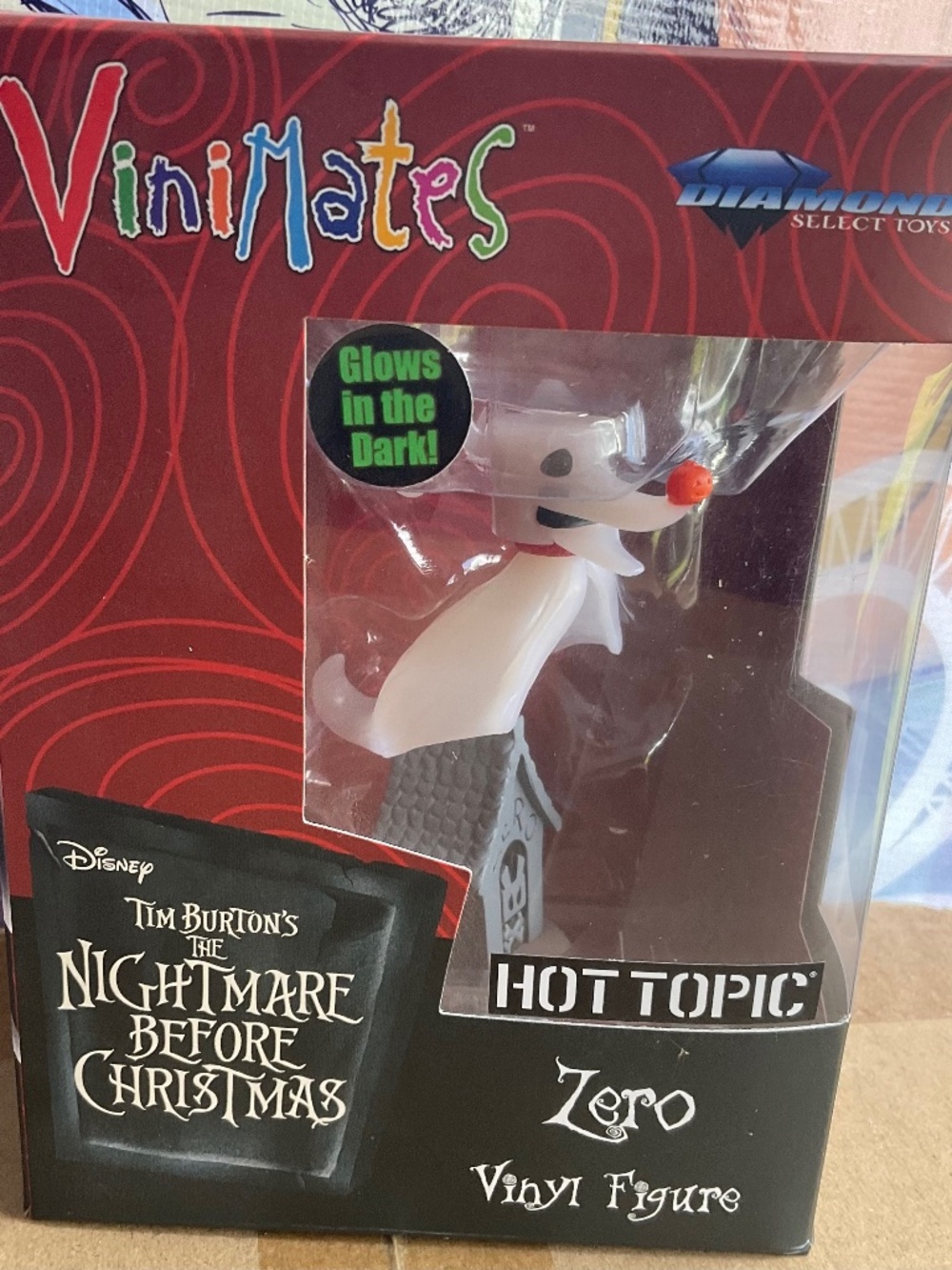 Disney hot topic nightmare before Christmas zero vinimates